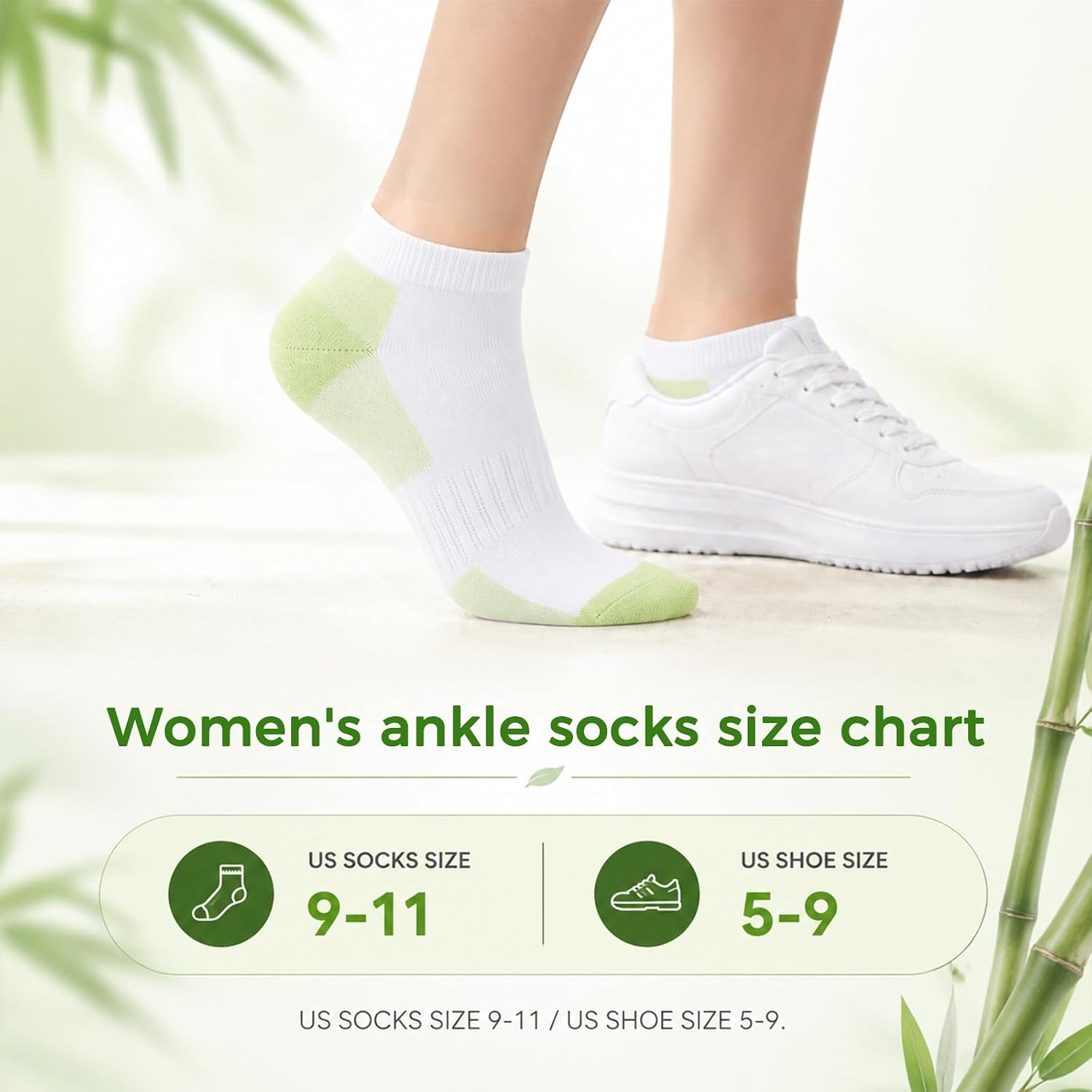 eallco 7 Pairs Ankle Socks for Women Bamboo Viscose Low Cut Breathable Thin Casual Socks