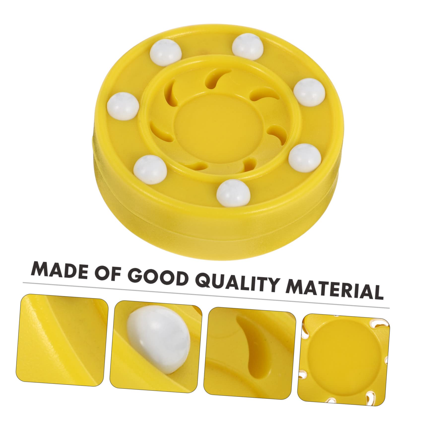 BESPORTBLE 3 Pcs Hockey Pucks for Street Pucks Hockey Roller Hockey Pucks for Men Women Game Hockey Pucks Pp Material