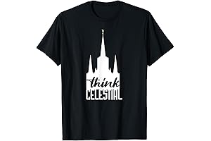 Think Celestial Mormon Temple T-Shirt