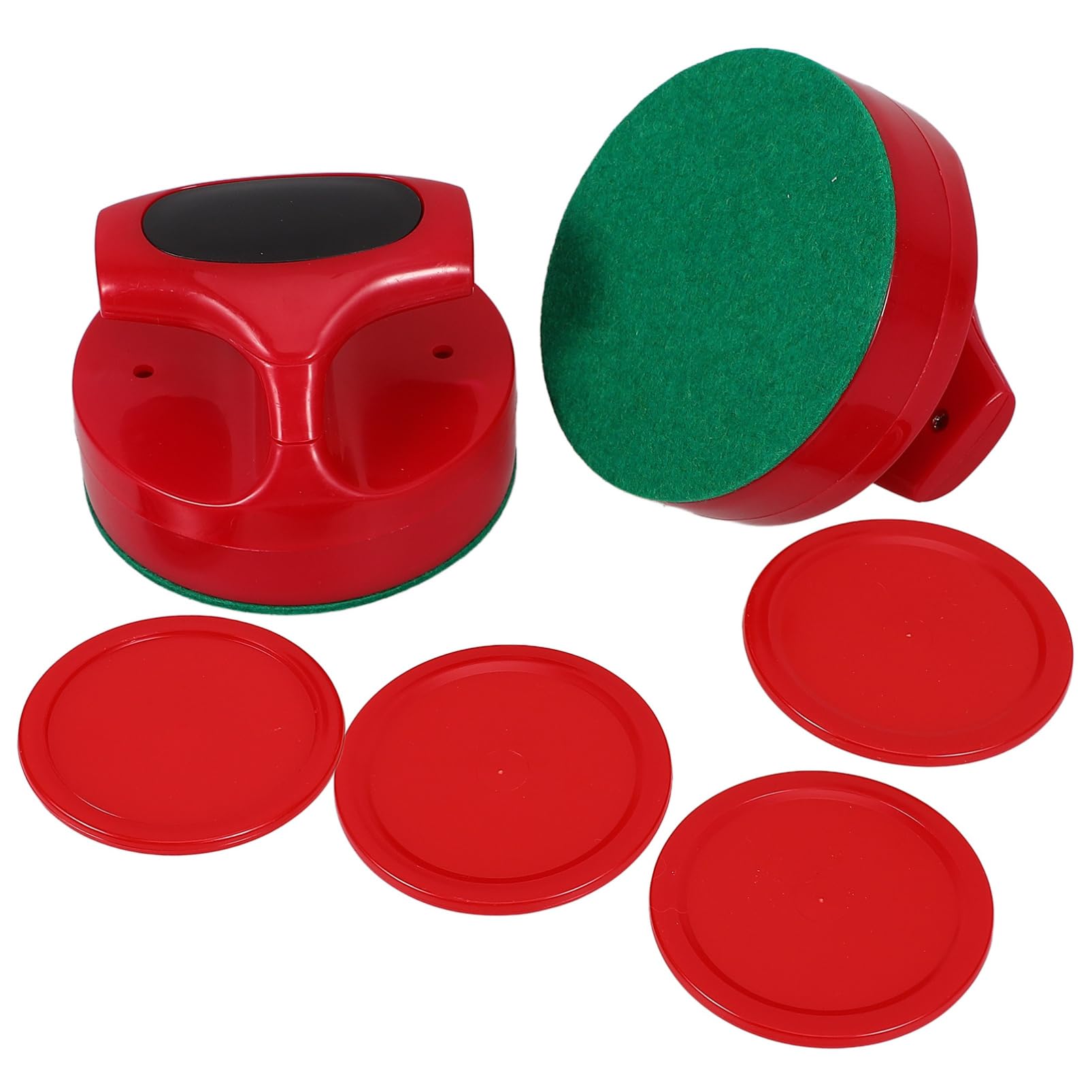 TOYANDONA 4sets Accessori Per Hockey Da Tavolo Kit Paddles e Dischi Per Feste e Giochi Famiglia Paddles Da Materiale Resistente