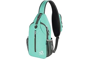 Crossbody Sling Backpack with Ventilation Frame