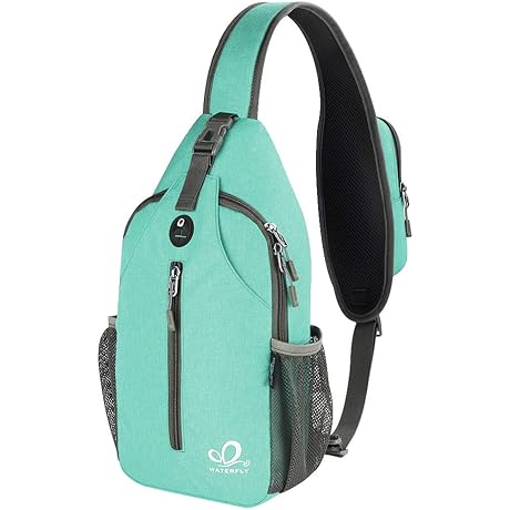 Crossbody Sling Backpack with Ventilation Frame