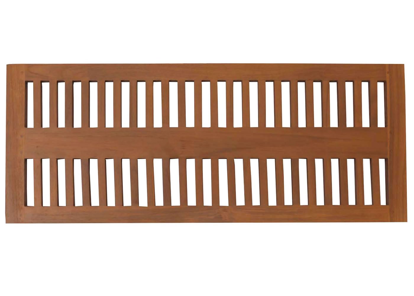 Mendler Teak-Badematte HWC-M86 3x40x100cm | Duschmatte, Badvorleger, hochwertiges B-Grade-Teak, (Kernholz, 20-30 Jahre)