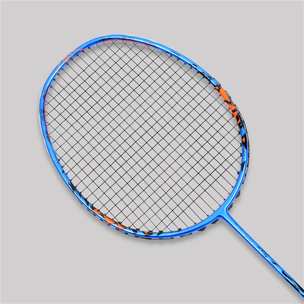 Raqueta De Bádminton Compuesto De Fibra De Carbono, Juego De Raquetas De Bádminton Ofensivo Súper Ligero, para Juegos De Patio Trasero Al Aire Libre, Ligero Y Cómodo,Negro