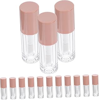 minkissy 14 Unidades De Recipientes De Bálsamo Labial Vazios Bonitos Cobrem Recipientes De Bálsamo Labial Com Varinha Tubo De Bálsamo Labial Recarregável Abs Tubo De Brilho Labial