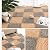 10 Pcs Plush Puzzle Foam Floor Mat with Border, Fluffy Carpet Squares Thick Interlocking Shaggy Carpet Tiles, Anti-Slip Protective Area Rug Tiles Play Mat for Parlor Bedroom - Grey