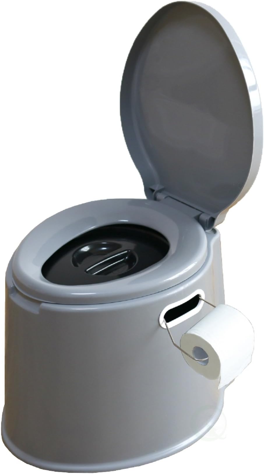 PLAYBERG Basicwise Portable Travel Toilet For Camping and Hiking - Silver