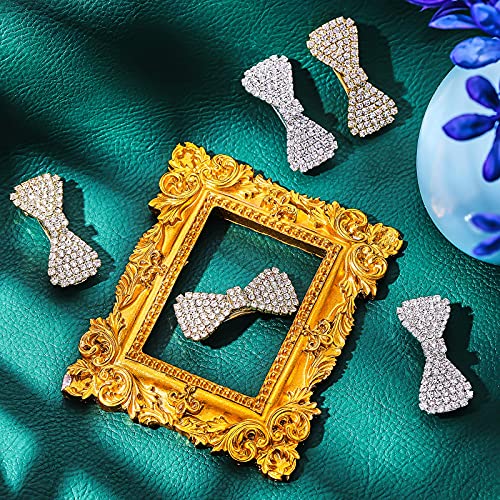 6 Pieces Rhinestone Crystal Hair Clips For Women Clear Hair Bows Barrettes Mini Rhinestone Alligator Hair Clips Wedding Hair Jewelry Bridal Hair Accessories For Women Girls Birthday Christmas Present #TOP3