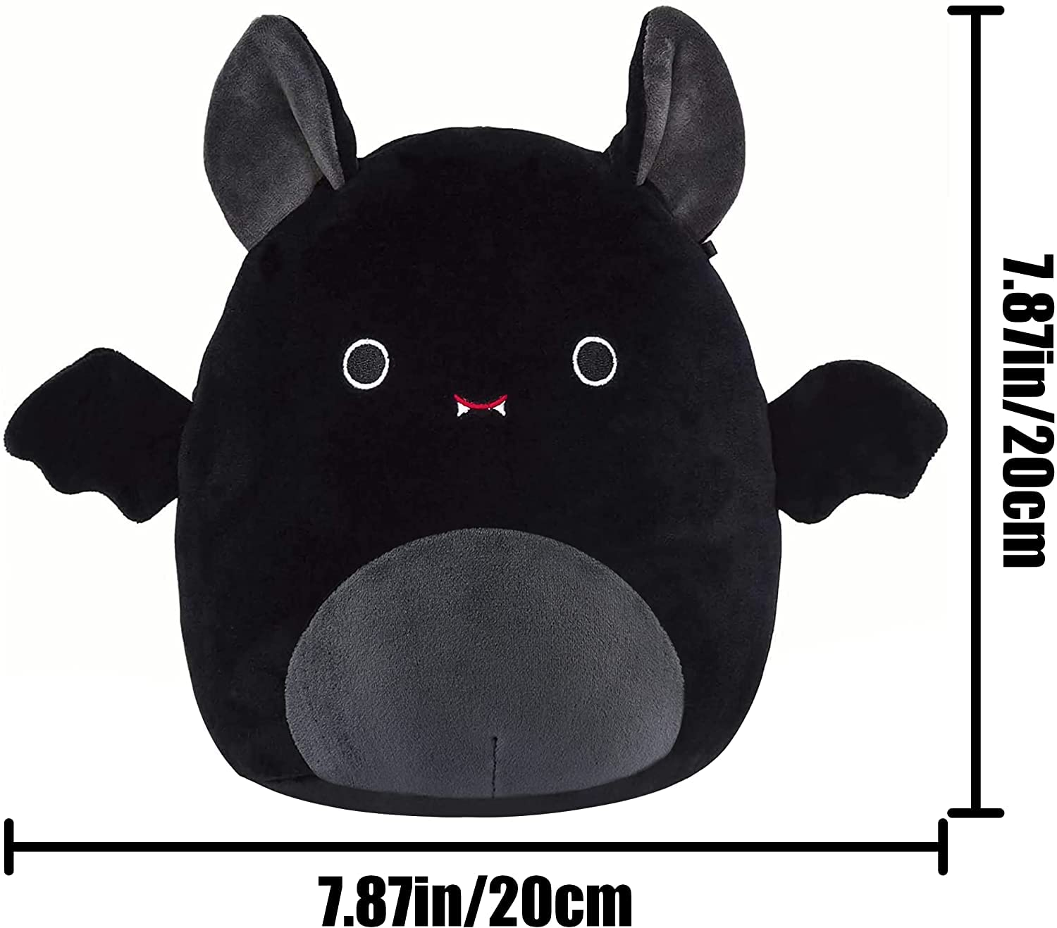 Buy Bat Plush, 20cm Black Bat Plushies Kawaii Stuffed Animal, Cute Plushies Halloween , Suitable