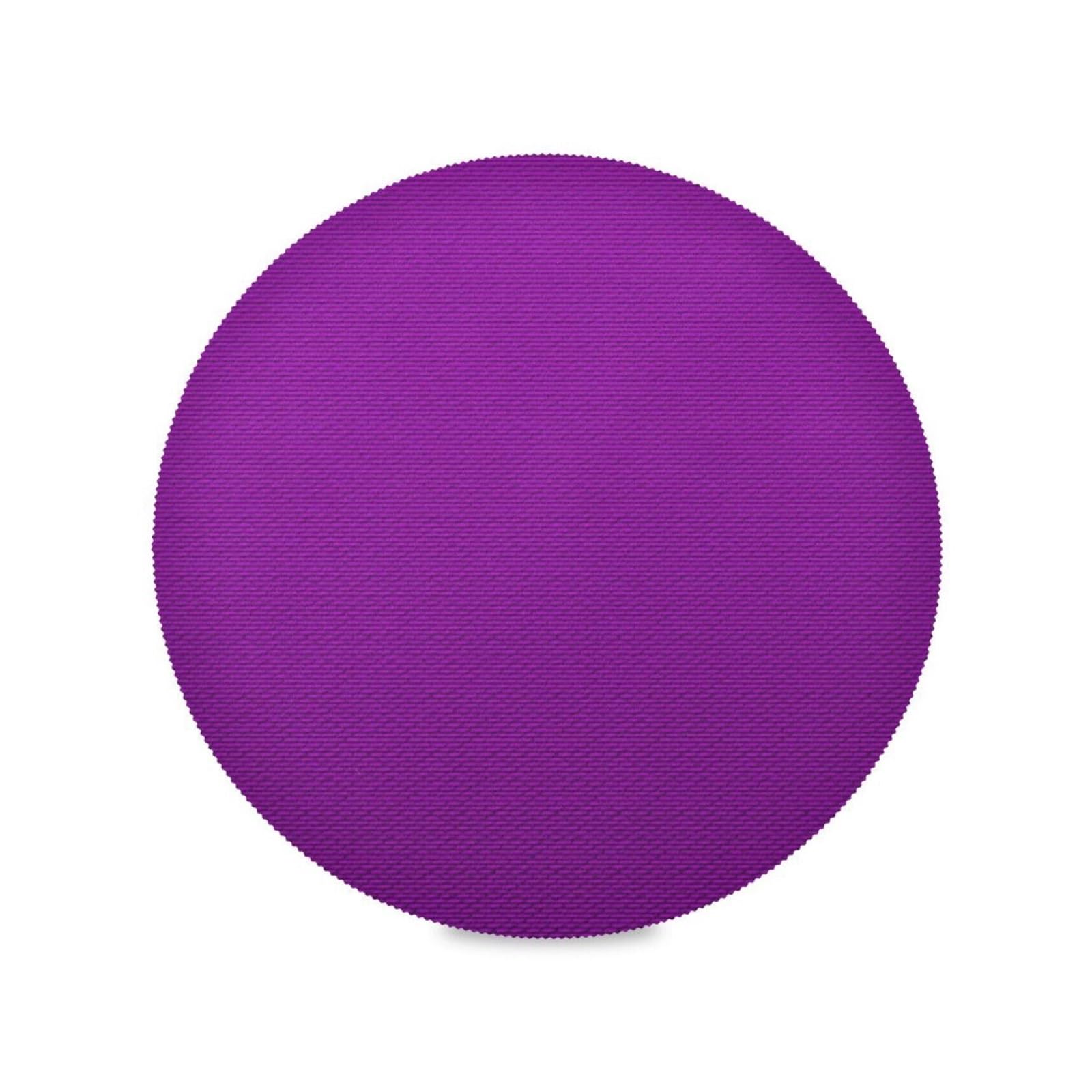 Luvafey One Color 4Pc Round Heat Resistant Solid Color Place Mats