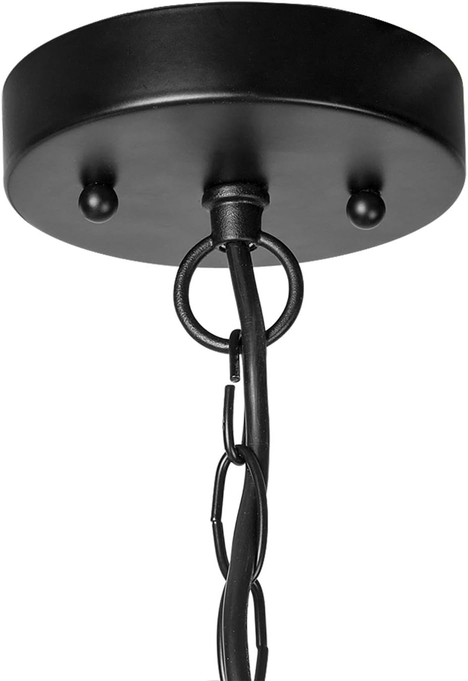 LNC Outdoor Hanging Light, Exterior Light Fixtures Hanging, 10.2" Outdoor Pendant Lighting for Porch with Seeded Glass Globe