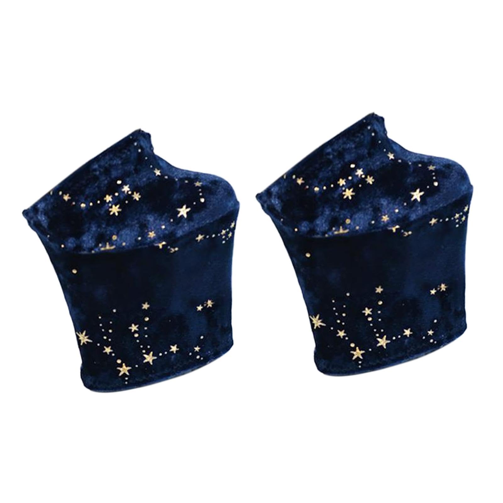 Protège-chaussures Pole Dance Couvre-chaussons Accessoires pour Chaussures de Danse En Velours Résistant à L'Usure Adaptées, Bleu S