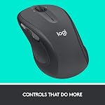 Souris d'Ordinateur Sans Fil Logitech M510 pour PC avec Récepteur Unifiant USB - Graphite
