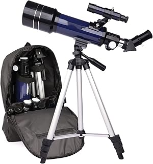 Astronomical Refracting Telescope 70mm HD Telescope, Stargazing Observation Telescope with Star Finder, Outdoor High Magnification Refraction to Observe Moon and Planet