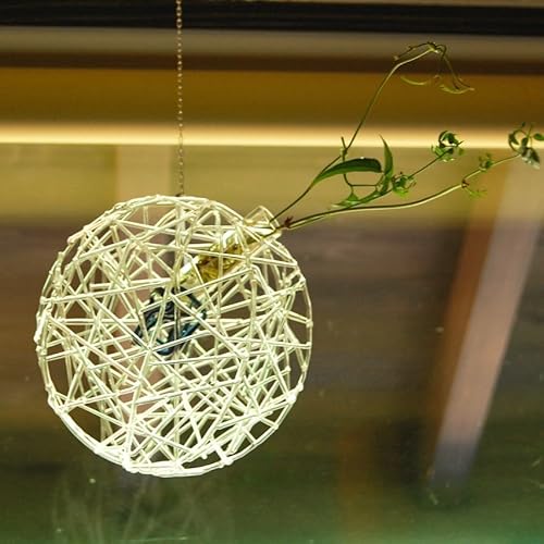 [ステンドグラスのある暮らし]まゆ玉のプランター[ウェーブGグラス工房]