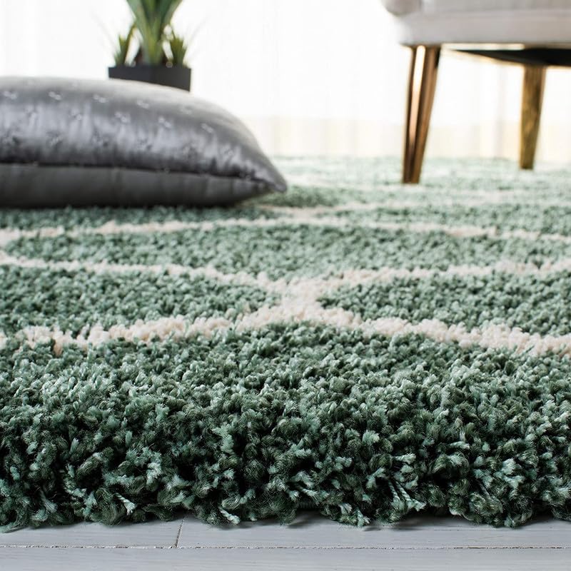 Image of zia carpets Cozy Soft Shaggy Non Slip Carpet for Home Decor Aesthetic Rugs with 2.5 inch Thikness Size 12x18 Feet