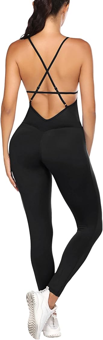 Backless yoga jumpsuit Clearance