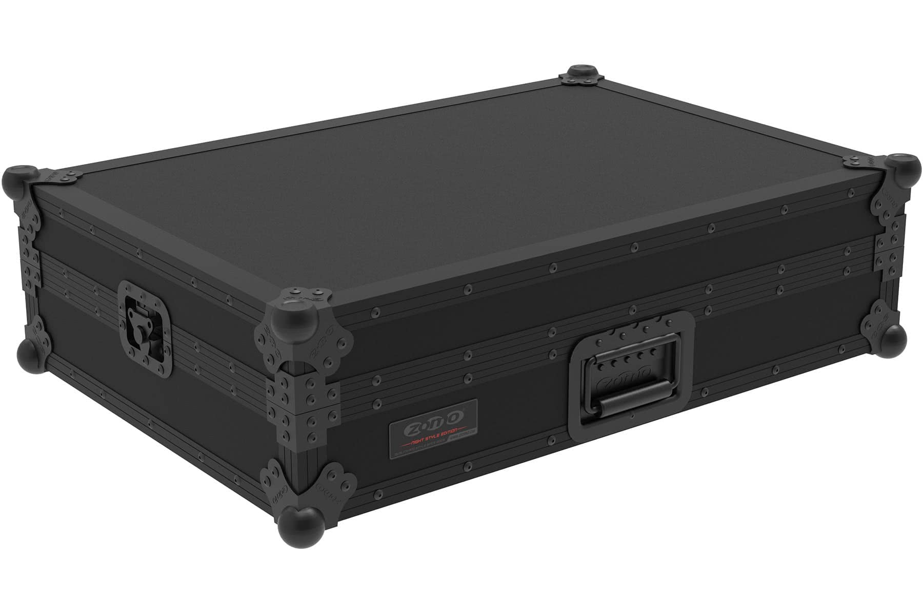 Zomo Flightcase P-DDJ-FLX10 NSE – kompatibel mit Pioneer DJ DDJ-FLX10 – DJ Equipment Case 770 × 530 × 207 mm – Schwarz – Robustes Sperrholz