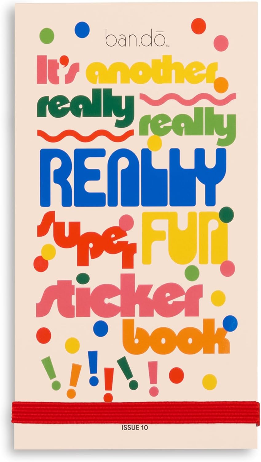 ban.do Sticker Book with Over 700 Assorted Stickers and 35 Sheets, Fun ...