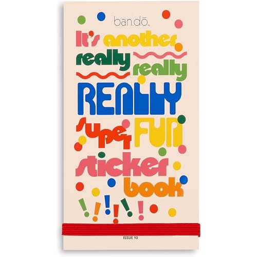 ban.do Sticker Book with Over 700 Assorted Stickers and 35 Sheets, Fun/Colorful/Aesthetic Pack with for Scrapbooking Planners or Journals (Issue 10)