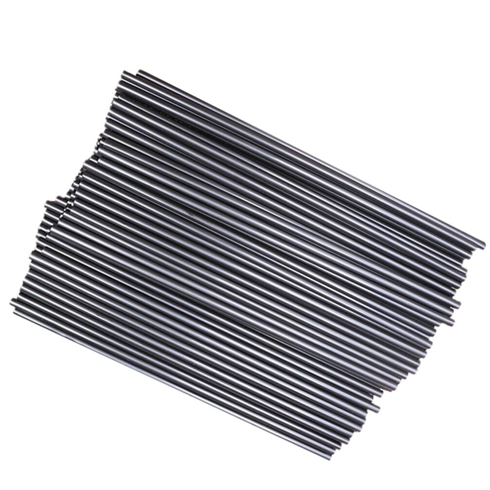Black Plastic Drinking Straws 200 Pcs 26x0.6 CM for Tall Bottles