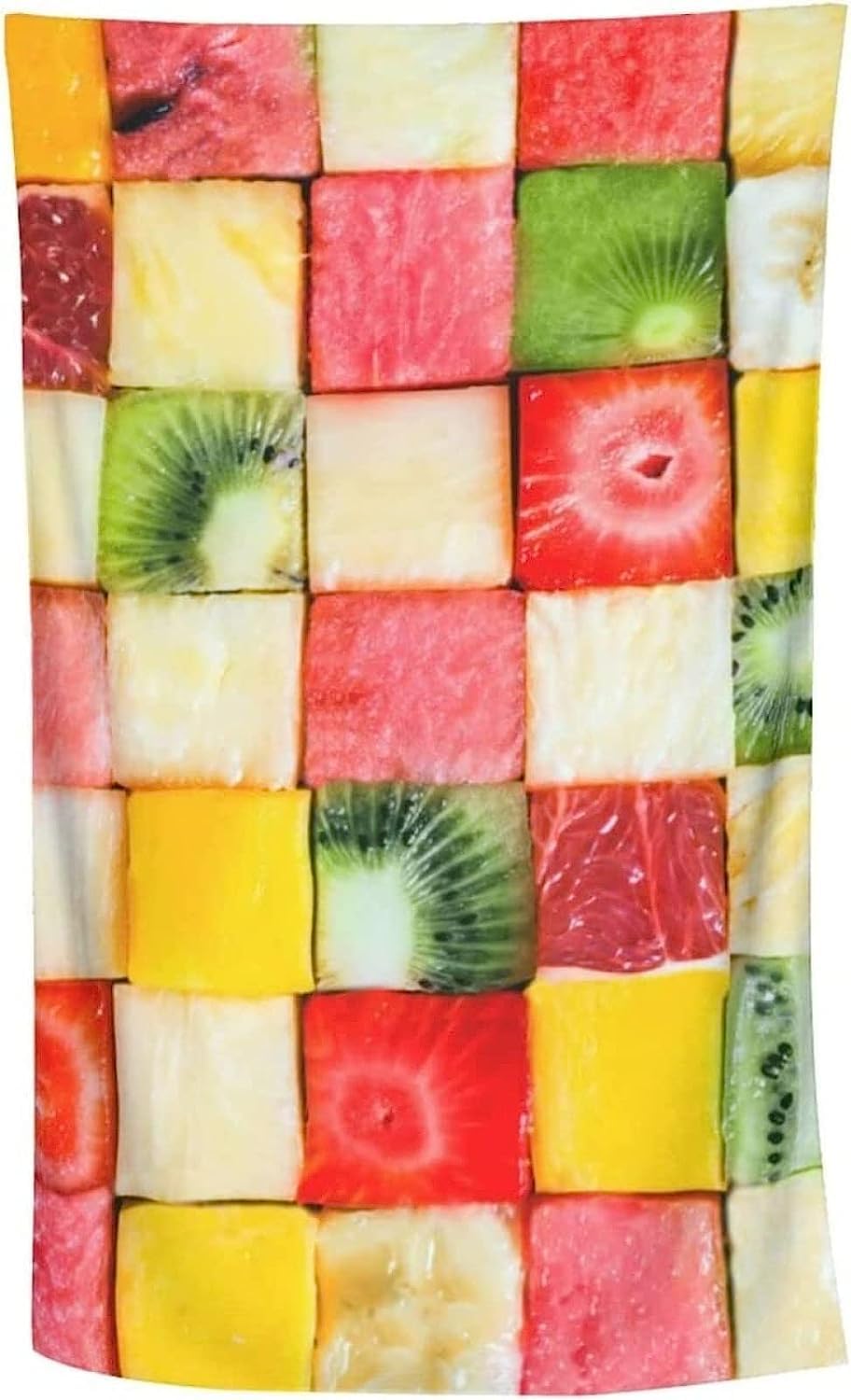 Serviette De Plage Plaid De Fruits Serviette De Bain Enfant Adulte Drap De Plage Doux Microfibre Absorbant Idéal pour Voyage Plage Piscine Sport Drap De Plage 200 X 200 Cm -9G3G+M9K