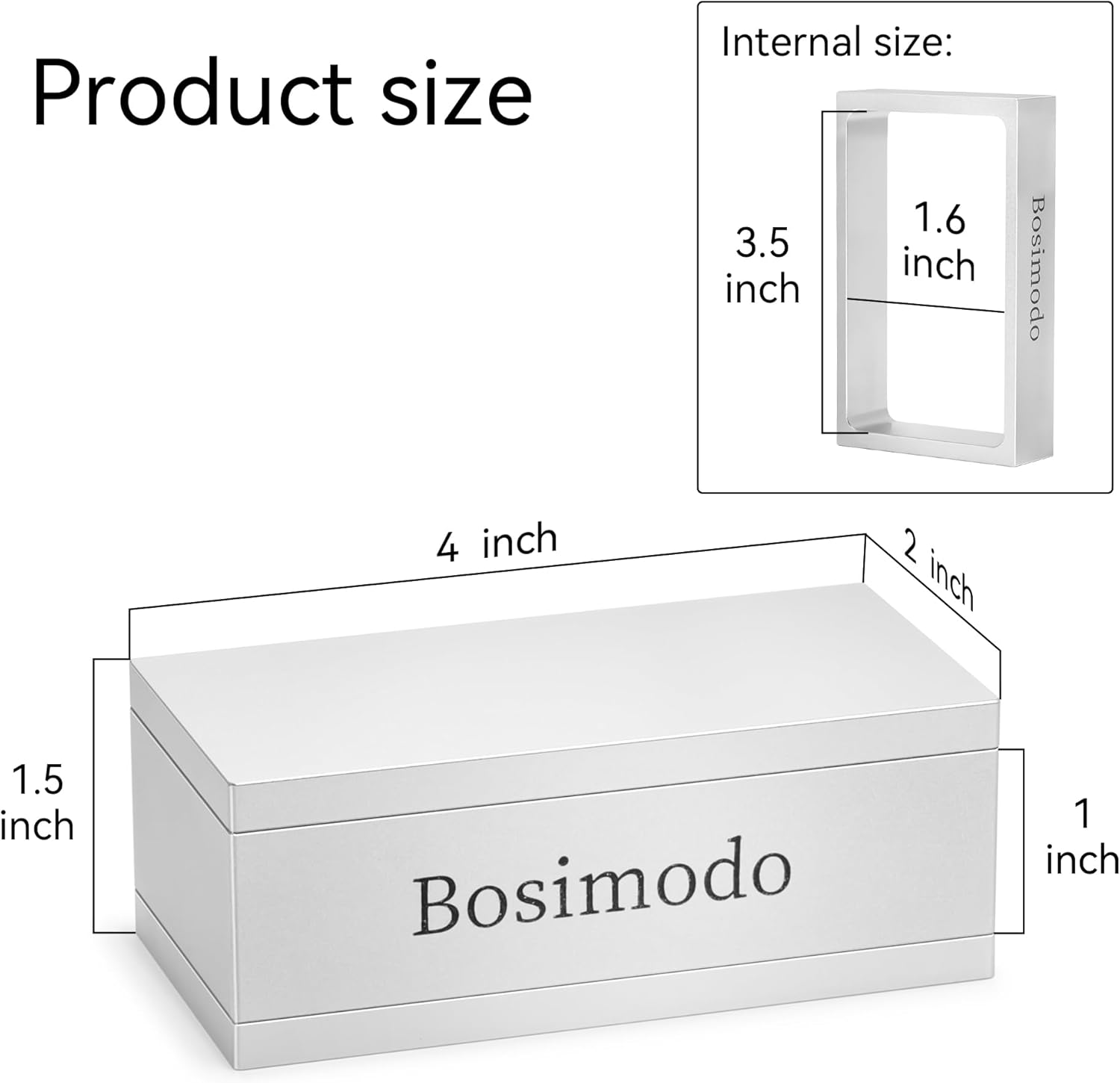 Bosimodo[2X4] Pre Press Mold Solid 6061 Aluminum Flower Pressing Pre-Press Mould (Silvery White 2X4)