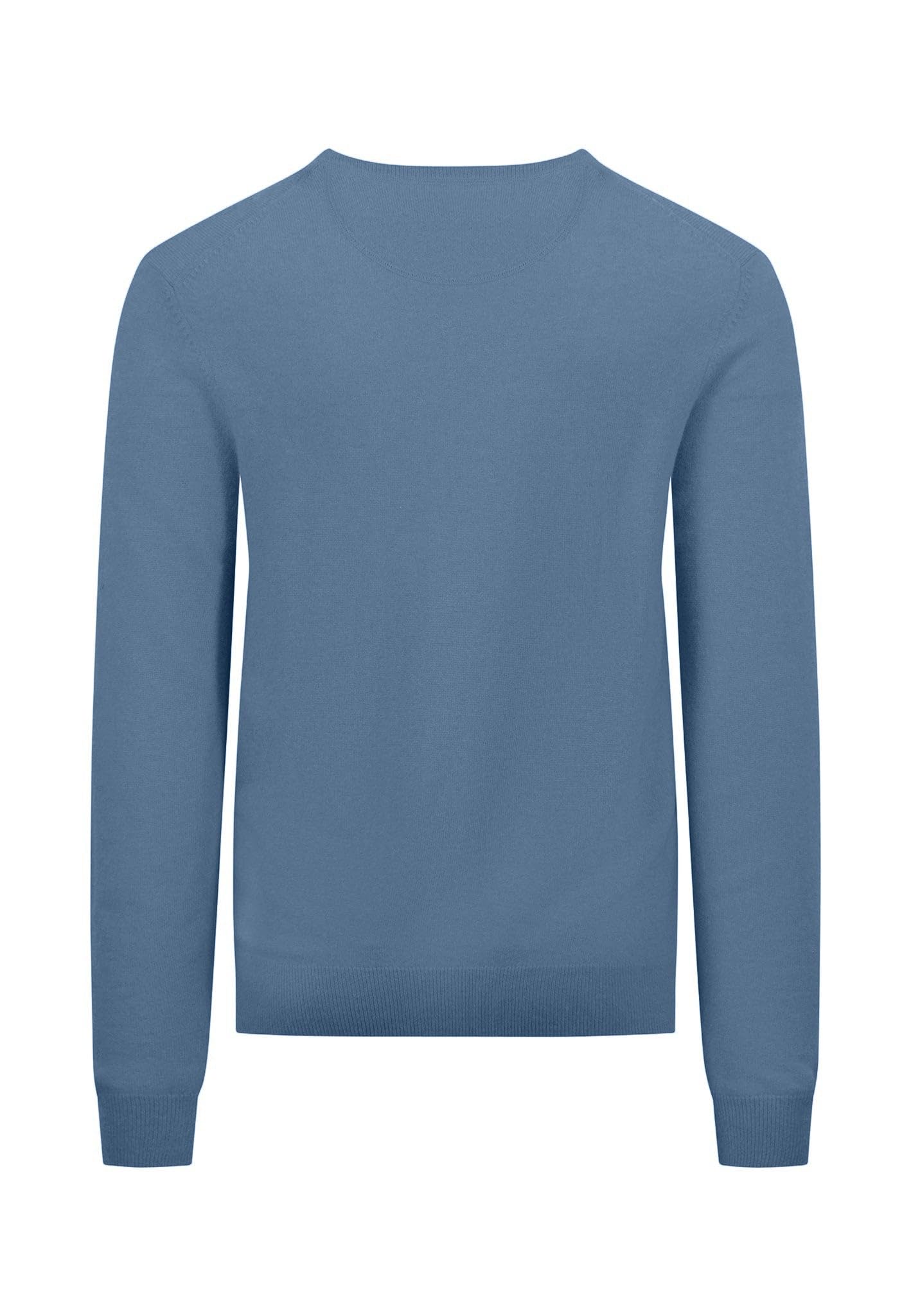 FYNCH-HATTON Pullover aus Merino-Kaschmir mit Rundhalsausschnitt