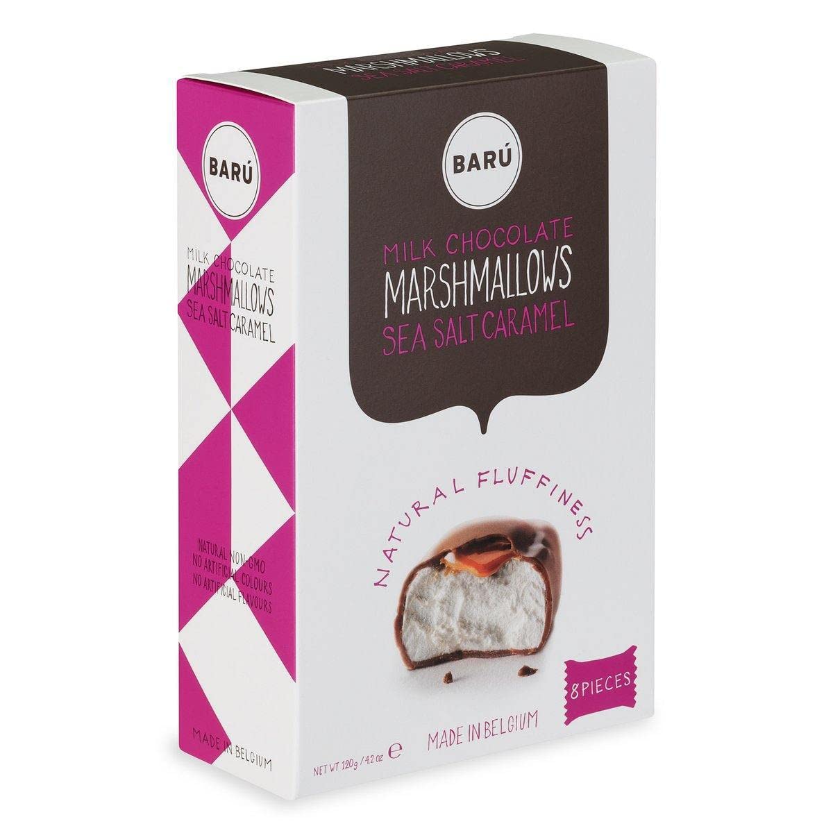 Baru Belgian Marshmallows Dark Chocolate with Sea Salt
