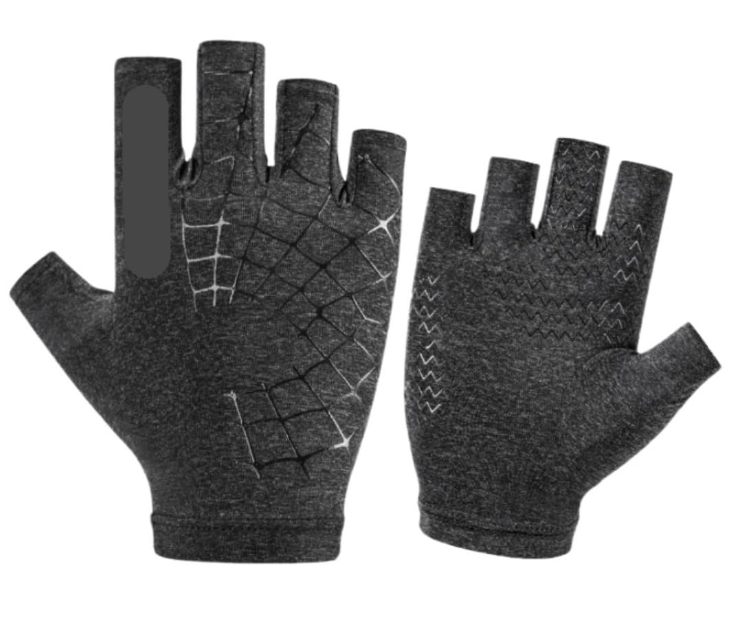 Gants de Cyclisme Gants Demi-Doigts, Gants De Sport D'haltérophilie Antidérapants pour Course De Moto Gant Velo (Color : G, Size : Large)