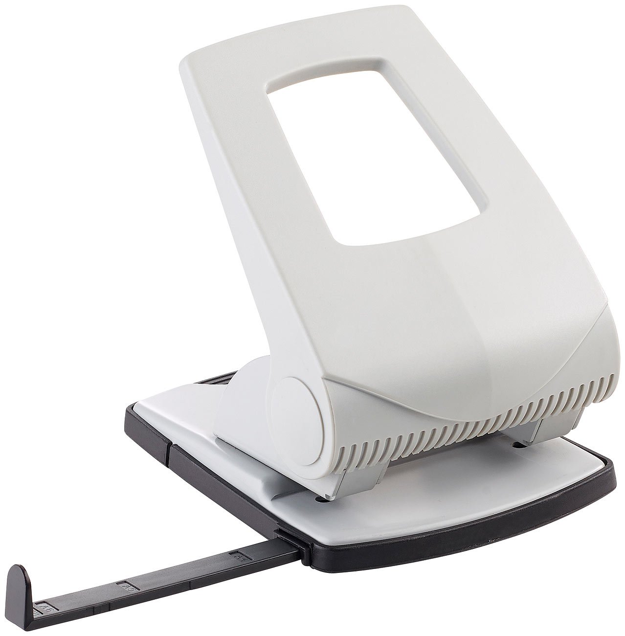 General Office Hole punch 2hole punch for 50 sheets, stop rail for DIN A6 / A5 / A4