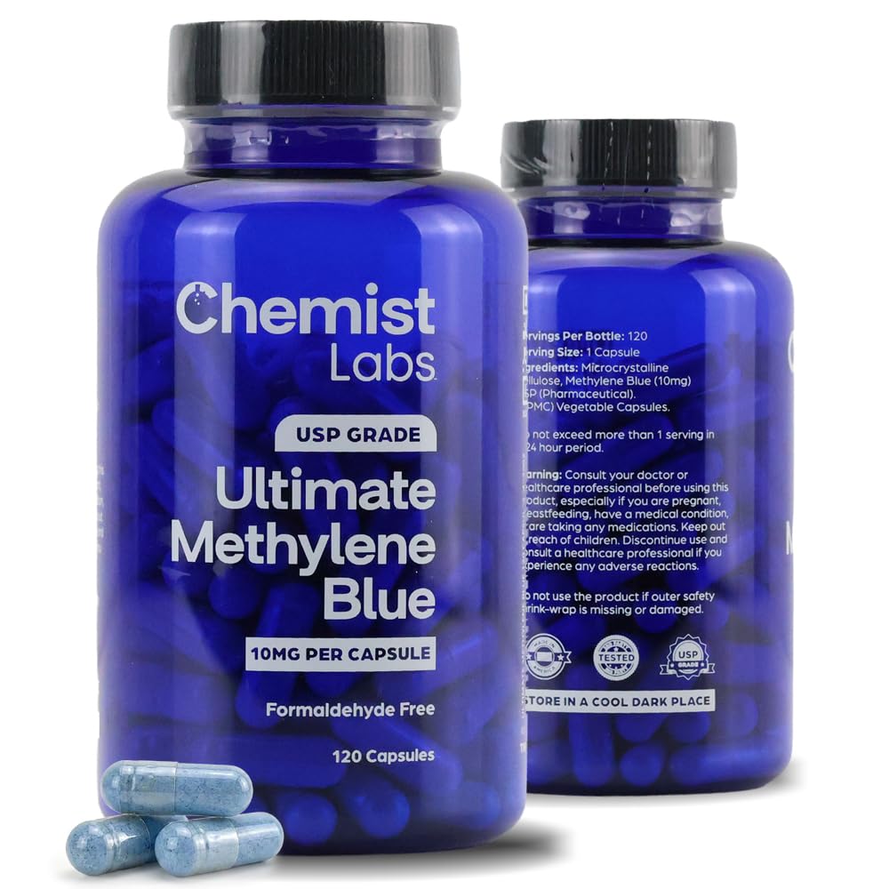 Methylene Blue Capsules 10mg 120 Count