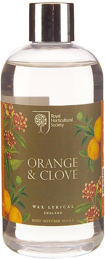 Wax Lyrical RHS Orange and Clove 250ml Reed Diffuser Refill Oil
