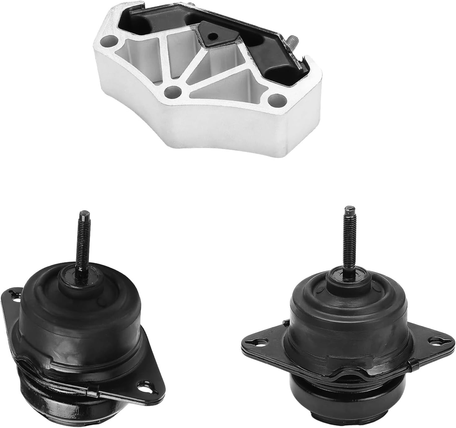 Engine Motor Mount Kit Fit for 2011-2022 Ford Mustang V8 5.0L Hydraulic, for 2011-2017 Ford Mustang V6 3.7L Hydraulic OE# A5749 A5523 A5523 Transmission Mount Set of 3