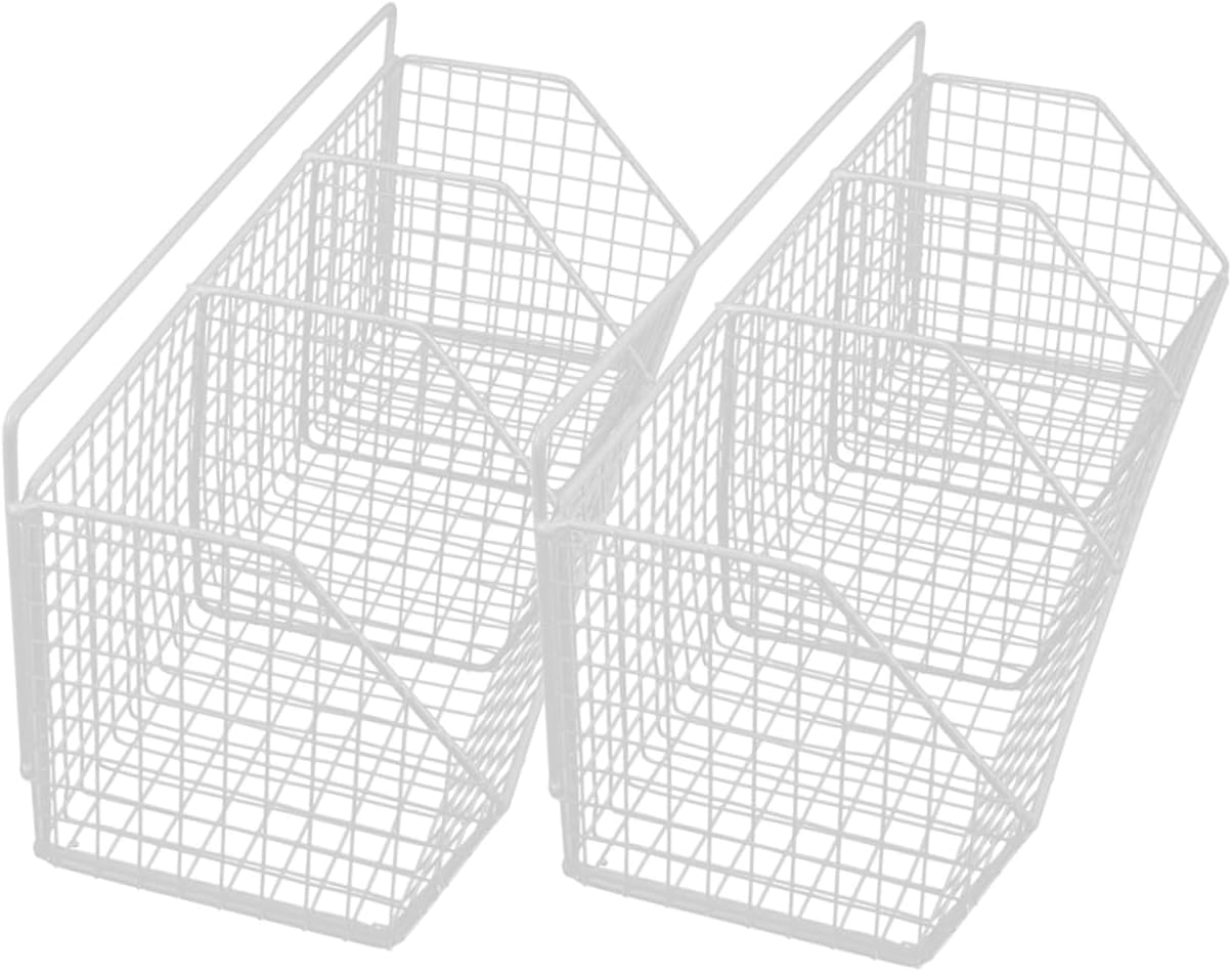 Homoyoyo 2pcs Hanging Storage Basket Wall Hanging Baskets for Kitchen Onion for Storage