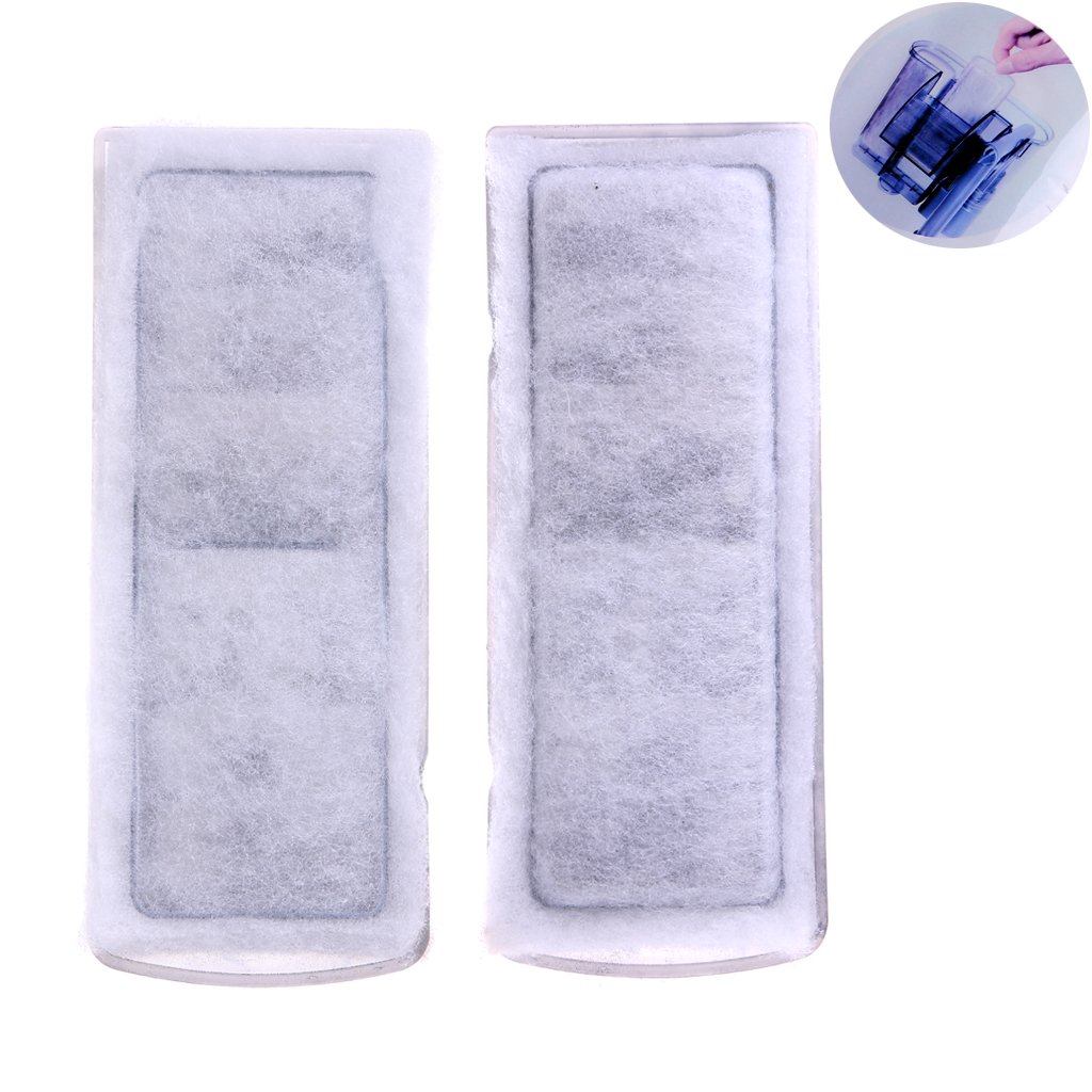 NEWFT 2Pcs Aquarium Filter Pad Replacement Media Safe Fish and Aquariums