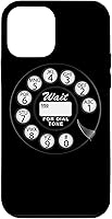 Vista 16 de Divertida caja del teléfono del dial rotatorio analógico retro retro negro lindo negro para el iPhone 17