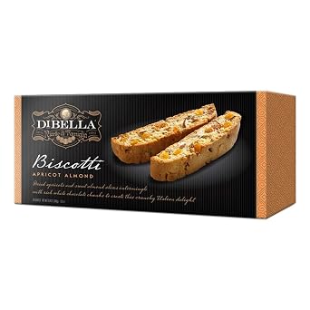 DiBella Artisan Style Italian Biscotti Cookies Apricot Almond