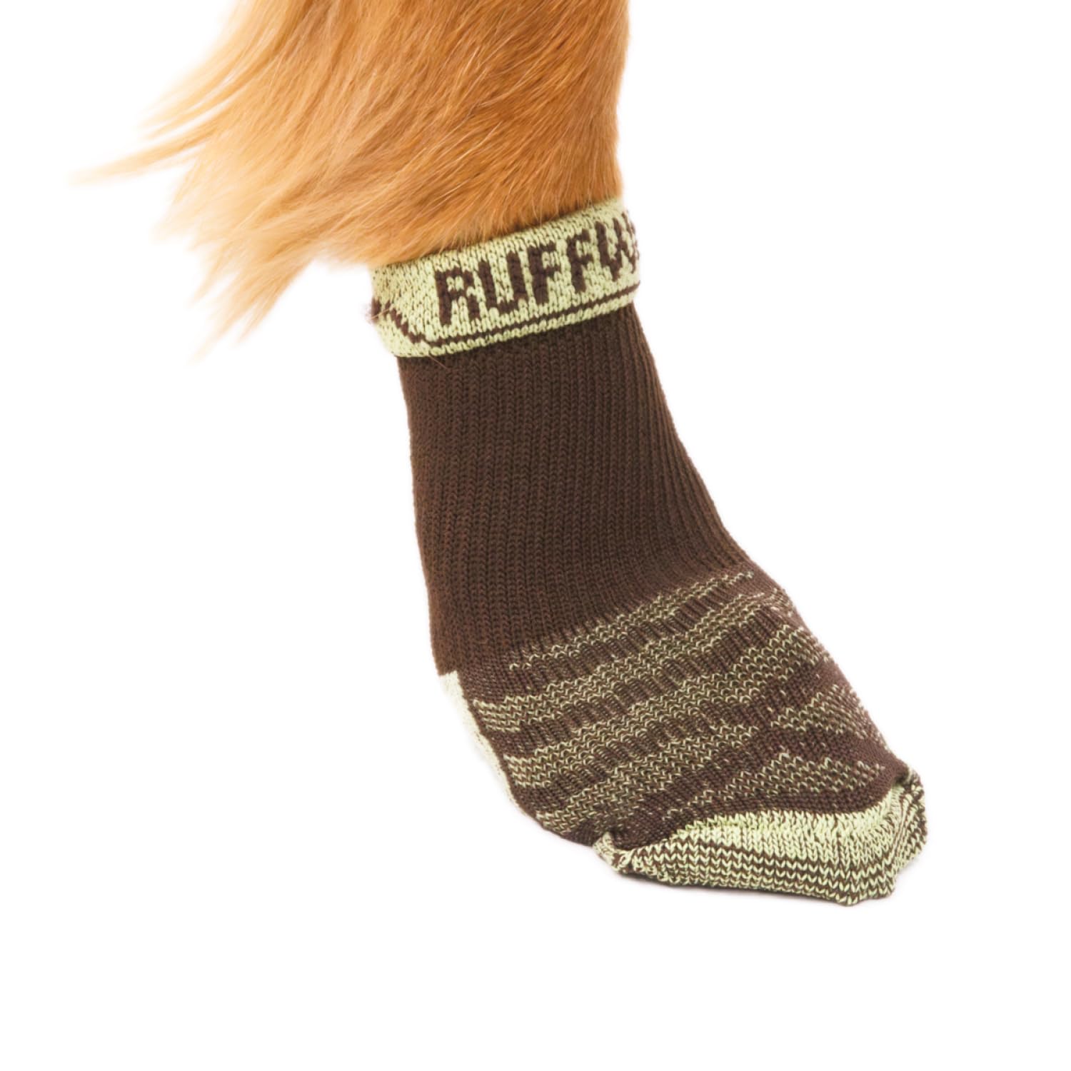 Ruffwear, Bark'n Boot Socks, Comfortable Dog Socks & Boot Liners, Earth Brown, 2.50 in/ 2.75 in