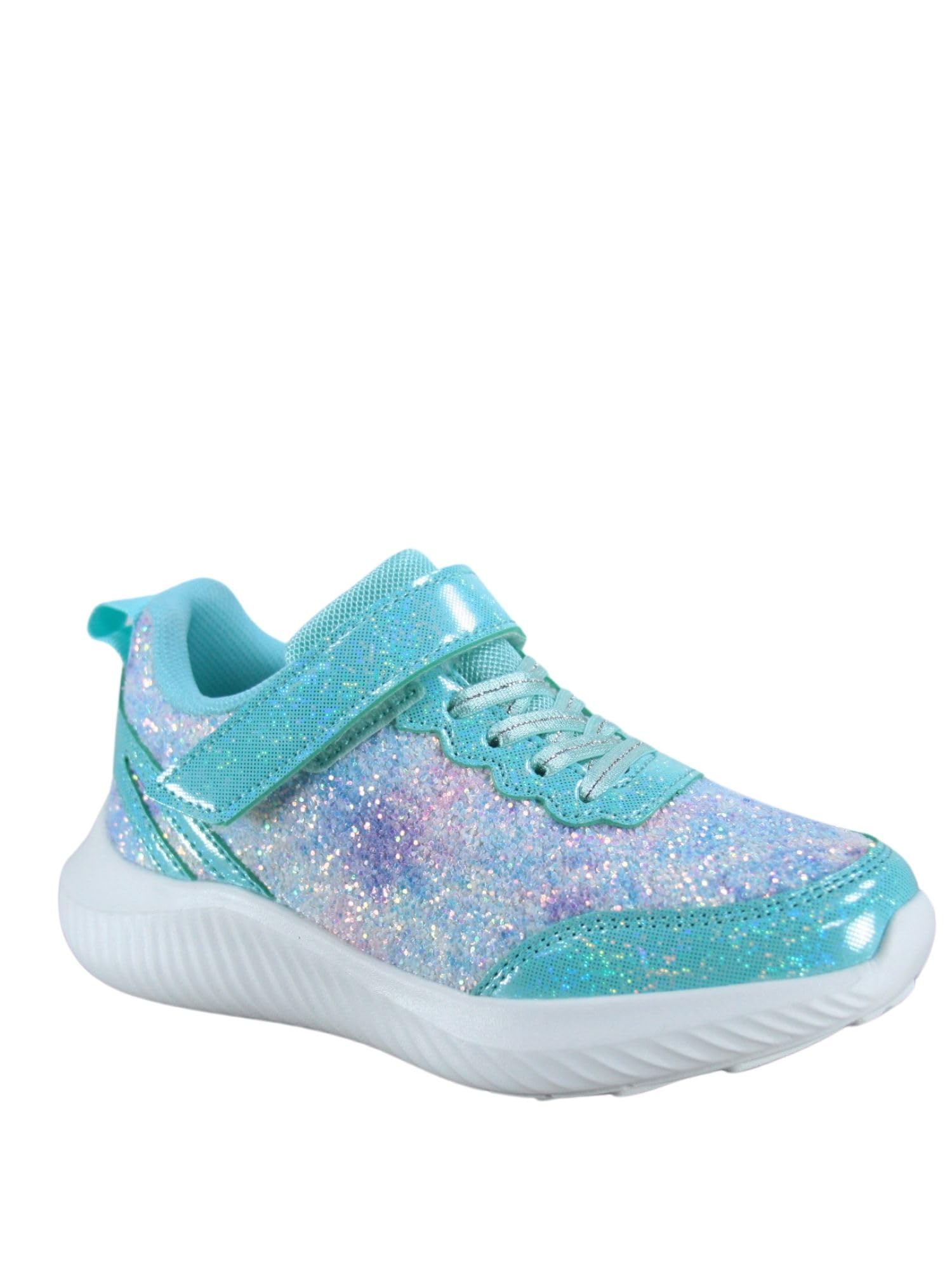 TZ Youth Kid's Girl's Glitter Fashion Sneakers Sparking Shiny Casual Athletic Walking Shoes