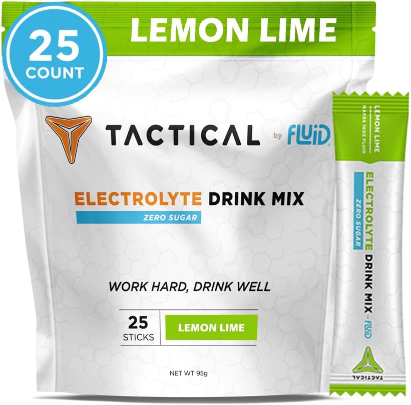 25 Count Zero Sugar Electrolyte Powder | Lemon Lime | Travel Ready Drink Mix | Extreme Re-Hydration