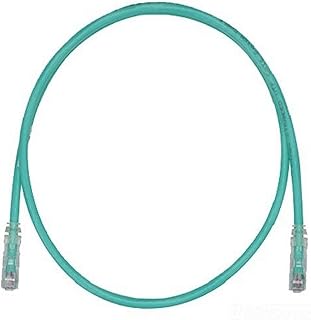 Panduit UTPSP10GRY Category-6 8-Conductor Strain Relief Clear Boot Patch Cord, 10-Feet, Green