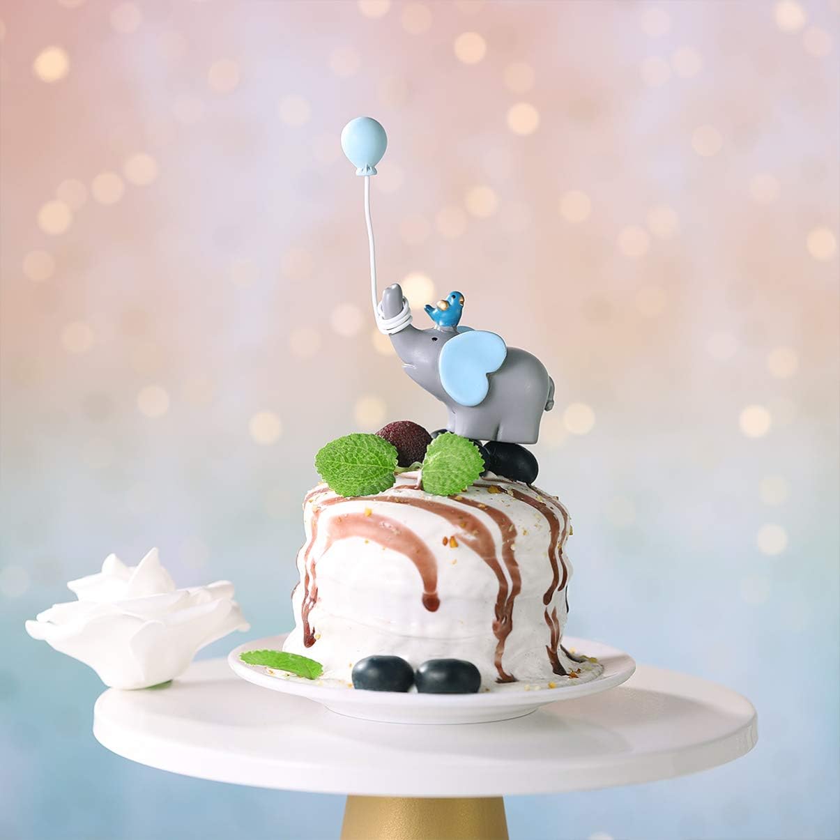 NUOBESTY Balloon Elephant Cake Topper - Image 3