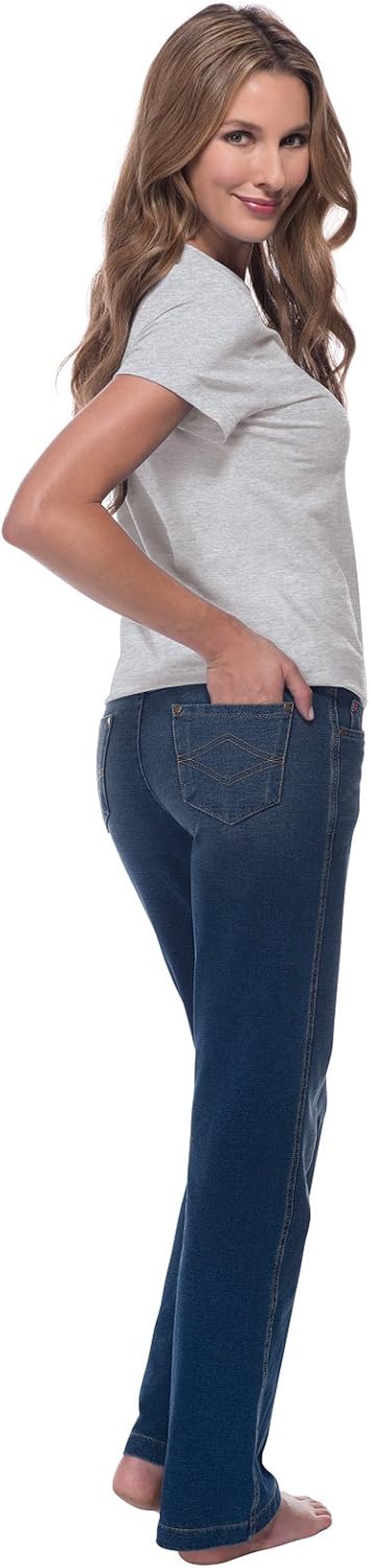 PajamaJeans Long Jeans for Women Tall - Women's Tall Jeans, Vintage, S