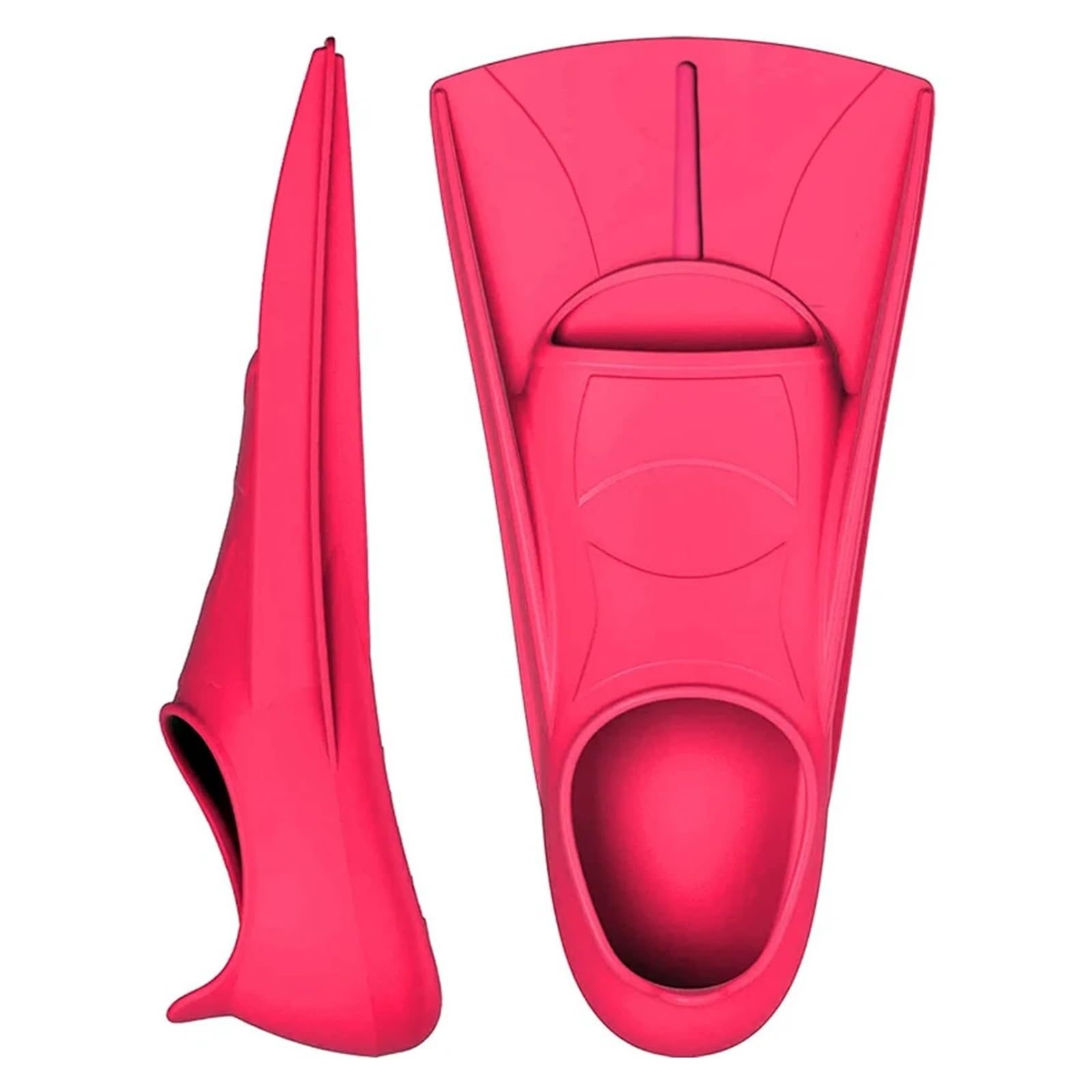 Aletas Buceo Zapatos de Rana Cortos for Adultos, Aletas de natación de Silicona, Entrenamiento de natación y Buceo, Suministros de Buceo palmeados, Aletas de natación(Light Green,XXXS(23-26))