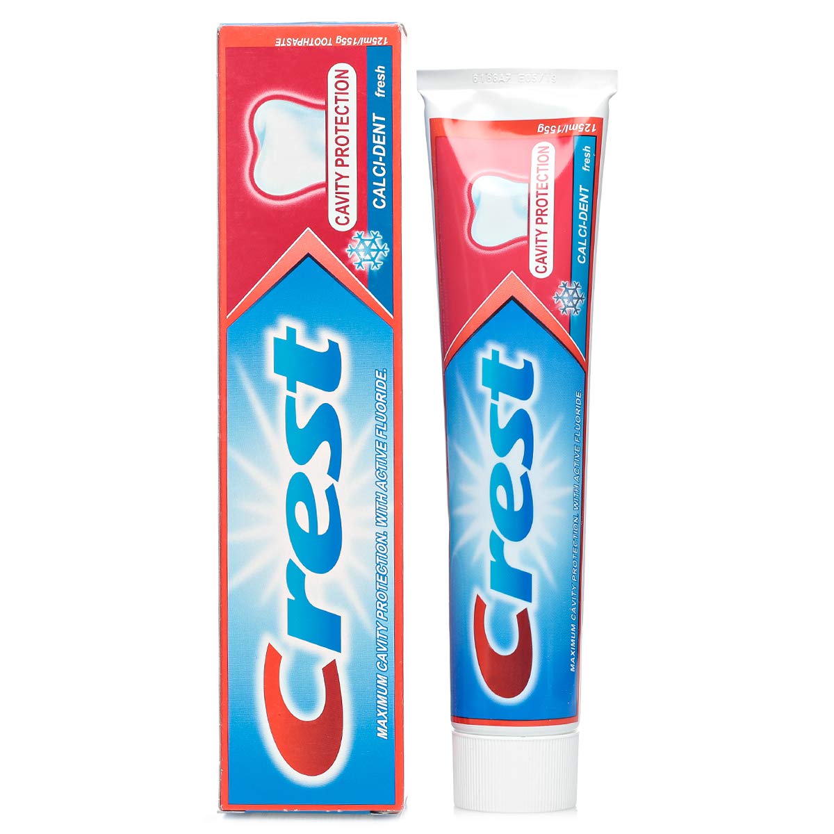 Crest Cavity Protection Toothpaste, Calci-Dent Fresh - 125ml/155g