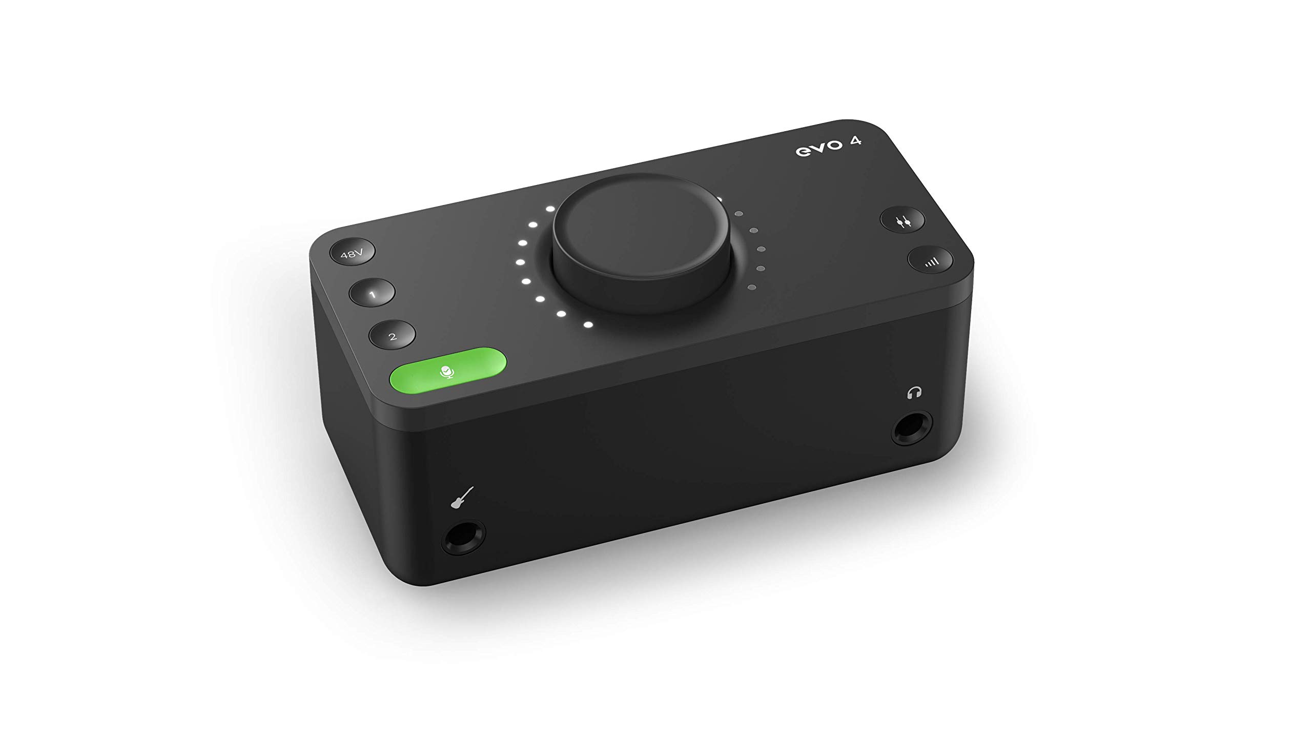 Audient EVO 4 Scheda audio USB, Audio Interface per la produzione di musica (2 in / 2 out) & Stagg SMC3XP Cavo S Serie da XLRf to Jack 6,3 mm, 3m, Nero