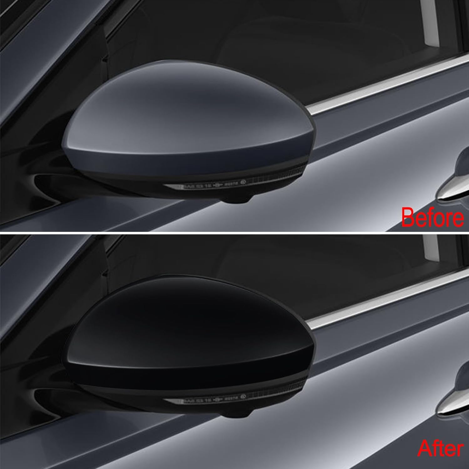 Gloss Black Side Mirror Cover Cap Fits For 2019 2020 2021 2022 2023 2024 2025 Nissan Altima Replace 96374-6CA9A,96373-6CA9A