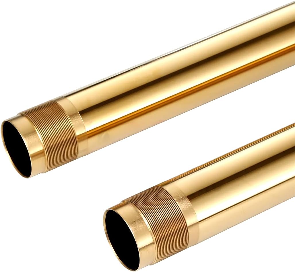 Front Fork Inner Tubes Pipes Pair Compatible For Kawasaki Z1000 2014-2018 2015 2016 2017 44013-0221 44013-0222 41x530mm Suspesion