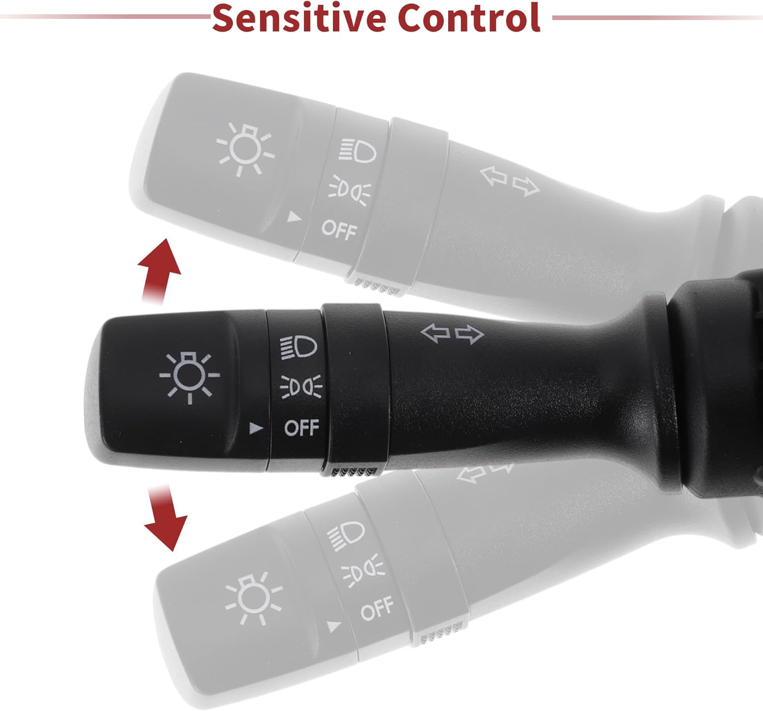 No.934101U000/934101U001/SW8619/1S11421/CBS1823 Turn Signal Switch with Removal Tool for Hyundai Elantra 2011-2012 Multifunction Combination Switch Black Plastic 1 Set